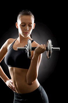 Similar – Image, Stock Photo Woman doing stretch exercises in fitness class