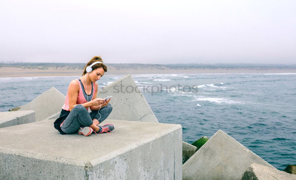 Foto Bild Mädchen am Meer Mensch