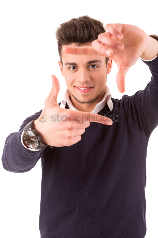 stylish guy eats with a knife