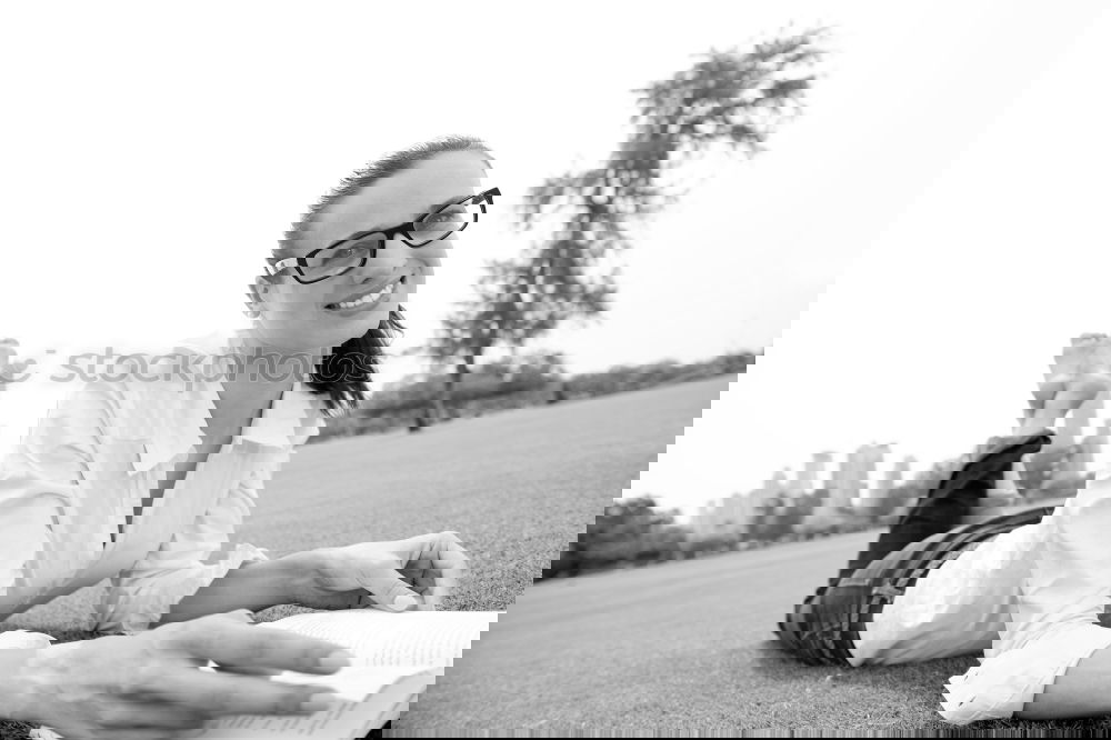 Similar – Image, Stock Photo She can laugh. Lifestyle