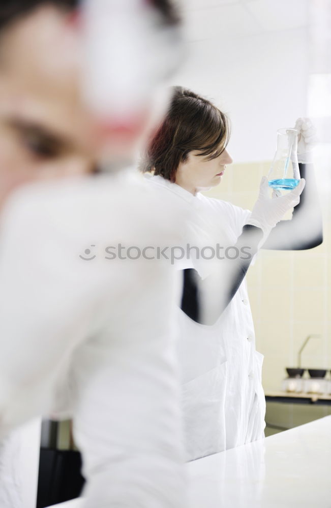 Similar – Image, Stock Photo Hands holding plastic test tube