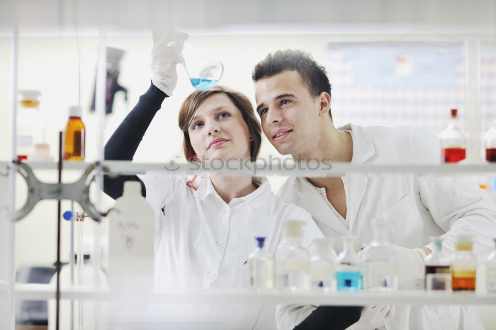 Similar – Image, Stock Photo Biologist woman working in the laboratory