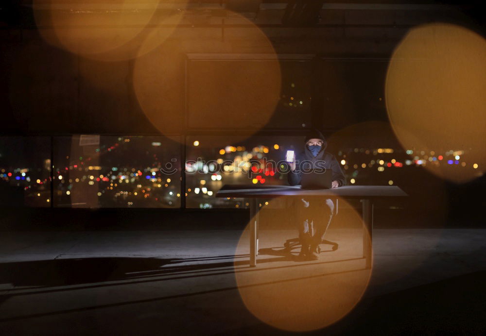 Similar – Image, Stock Photo headbang Light Tripod