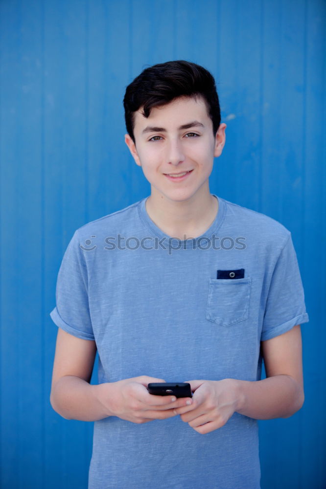 Similar – Image, Stock Photo Portrait of a teenager