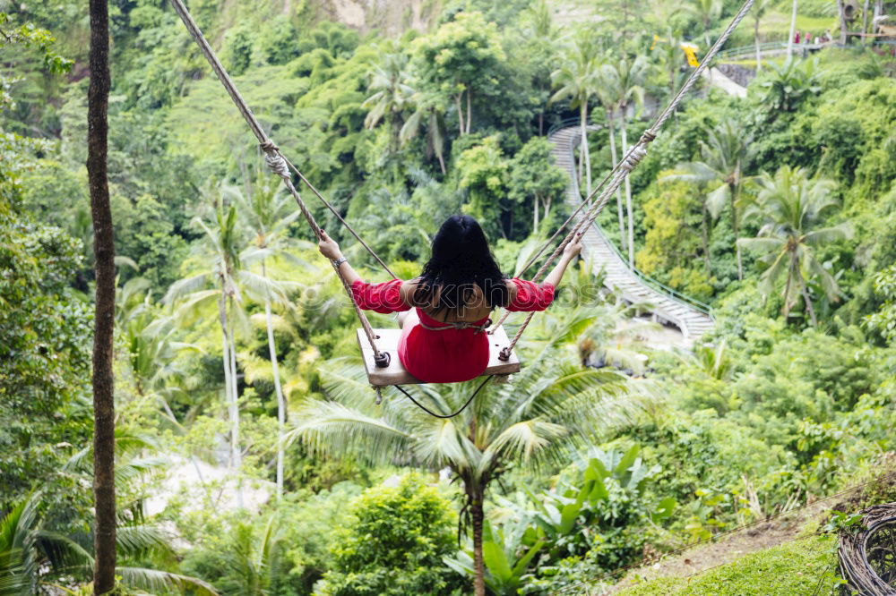 Similar – Image, Stock Photo seesaw Young woman