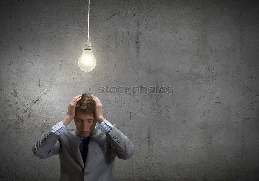 Similar – Image, Stock Photo Social media overload and stress