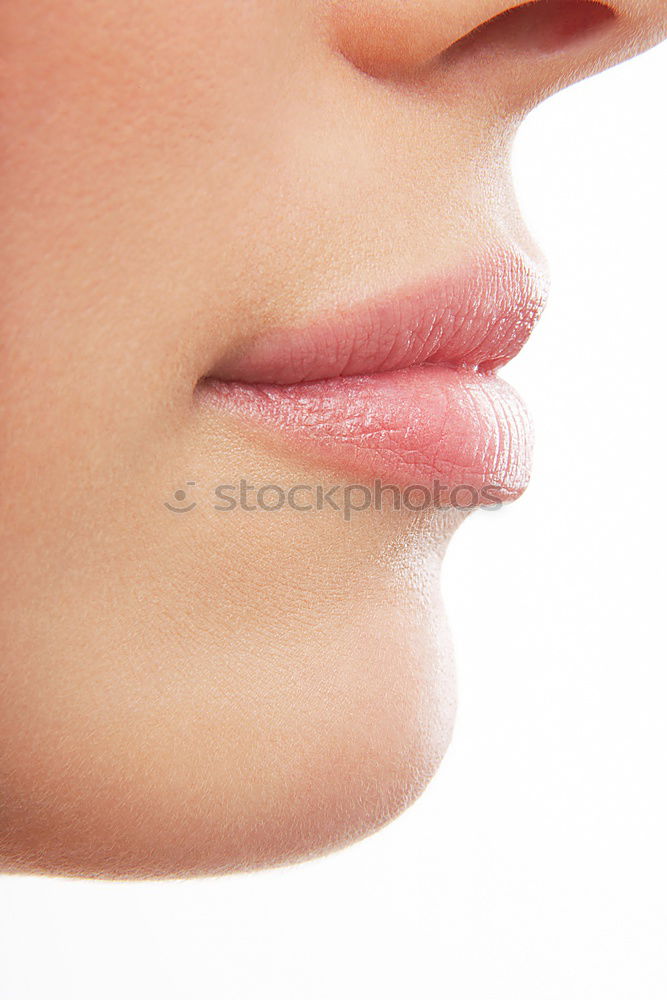 Similar – Image, Stock Photo lips Infancy Life Face