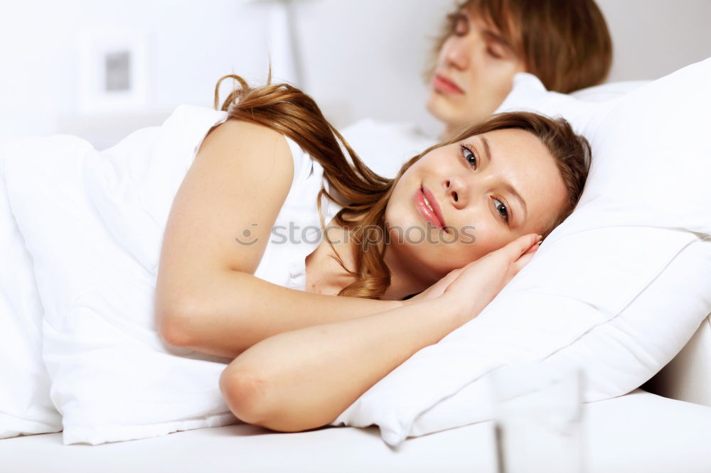 Similar – Image, Stock Photo two young beautiful kids resting on bed