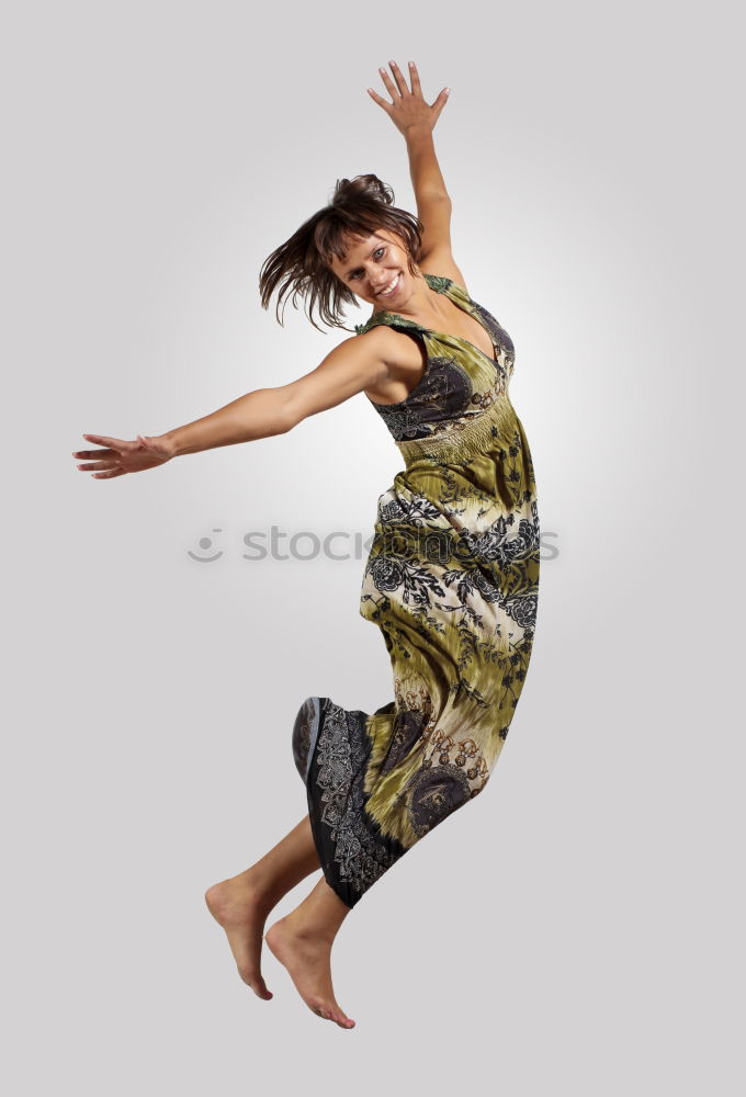 Similar – Young woman dancing in studio