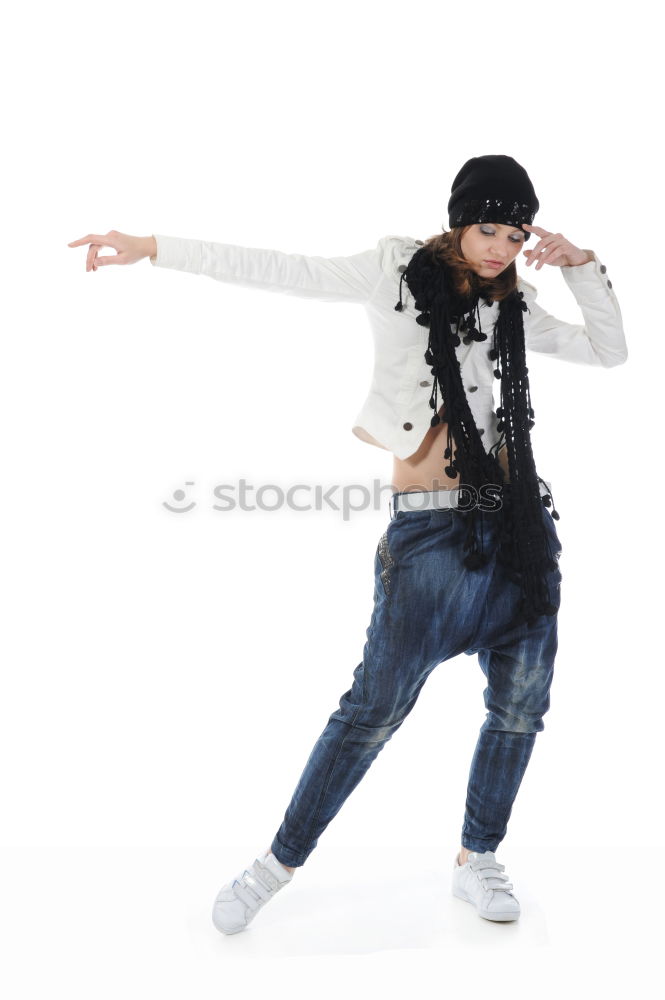 Similar – Image, Stock Photo Stylish young woman posing