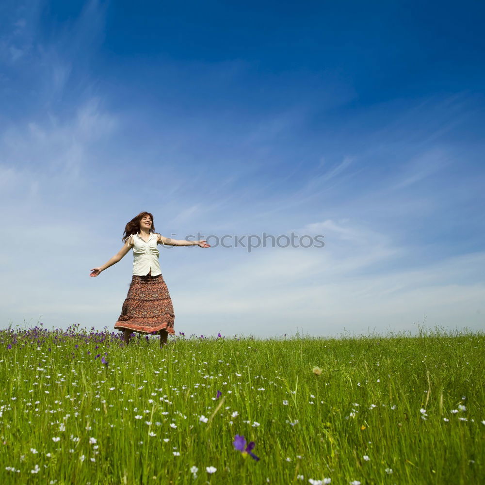 Similar – Image, Stock Photo country air Lifestyle Joy