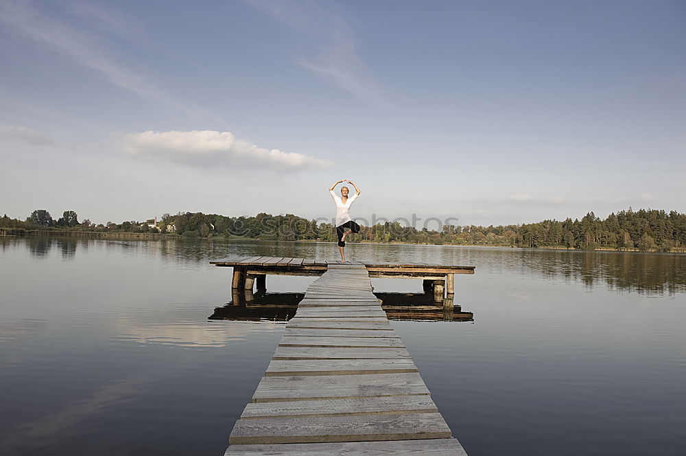 Similar – Image, Stock Photo jetty at the lake