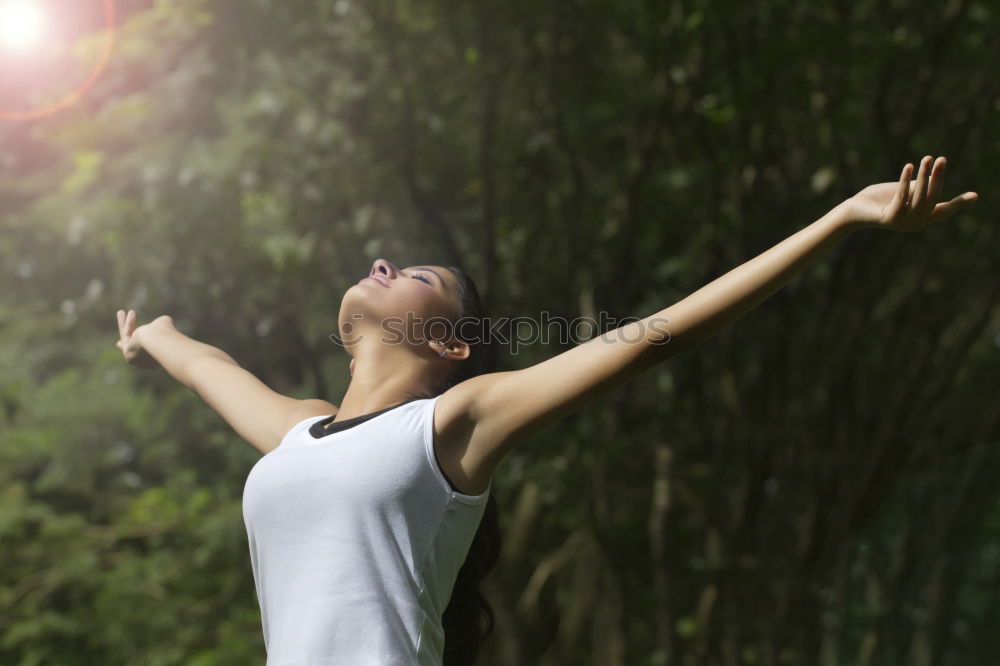 Similar – Image, Stock Photo Man taking shots in jungle