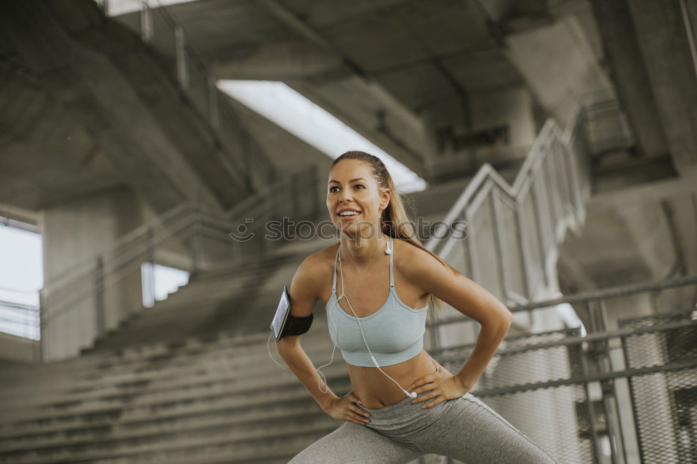 Similar – Image, Stock Photo Black woman, afro hairstyle, running outdoors