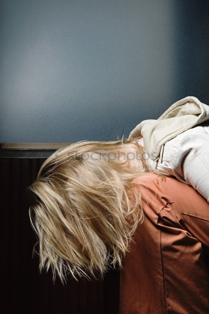 Similar – Image, Stock Photo Woman with book on sofa