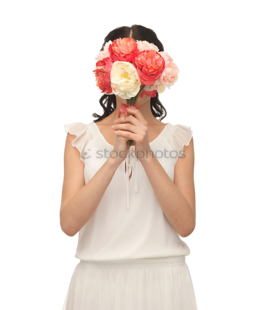 Similar – Image, Stock Photo flying flowers Feminine