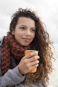 Similar – Image, Stock Photo Pretty Indian ethnic woman with cup