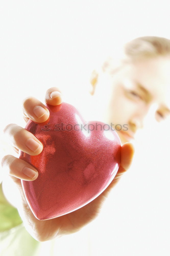 Similar – Image, Stock Photo man with heart Body