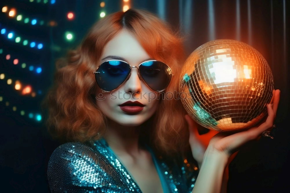 Similar – Image, Stock Photo Artistic portrait of a redhead young woman under a umbrella