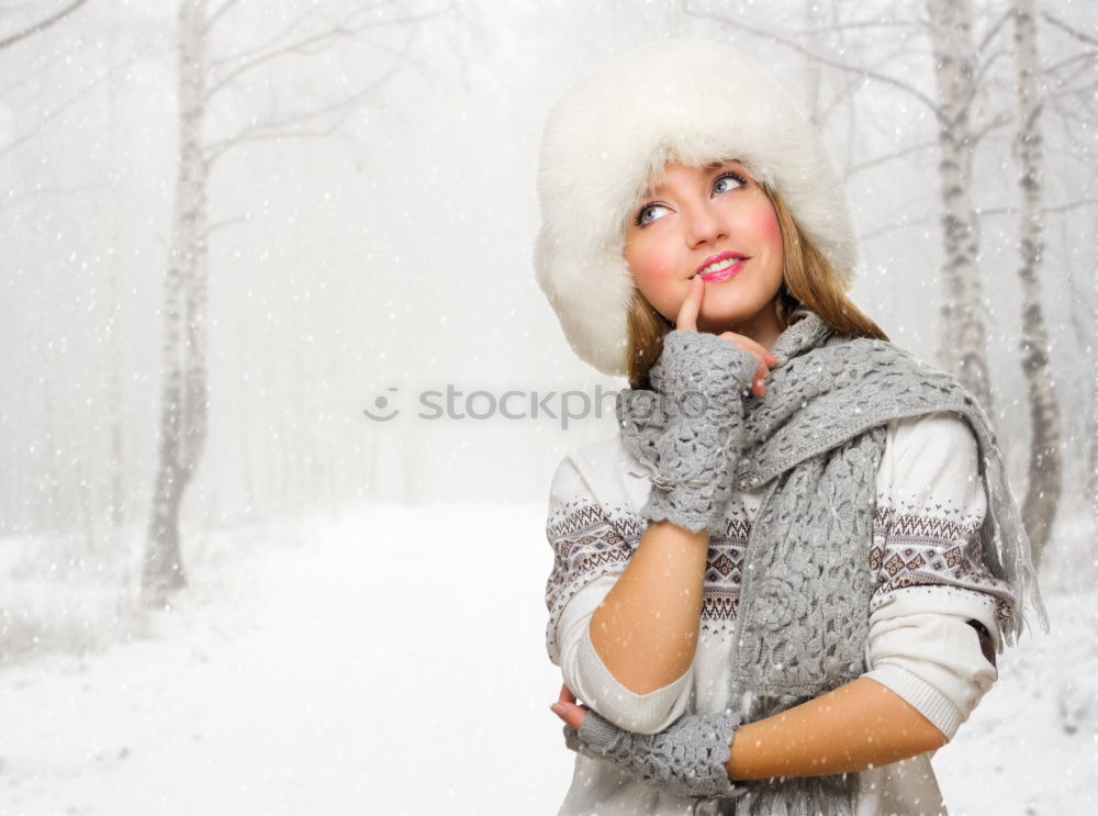 Similar – winter wonderland Girl