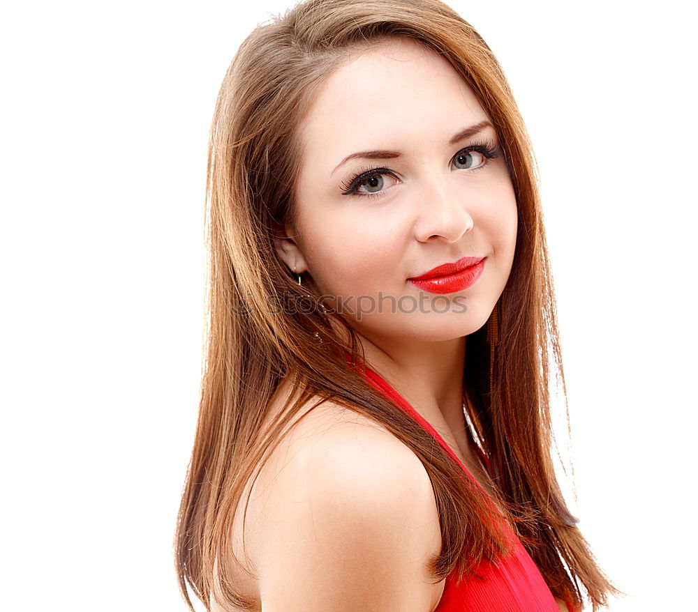 Similar – Image, Stock Photo young woman smiling