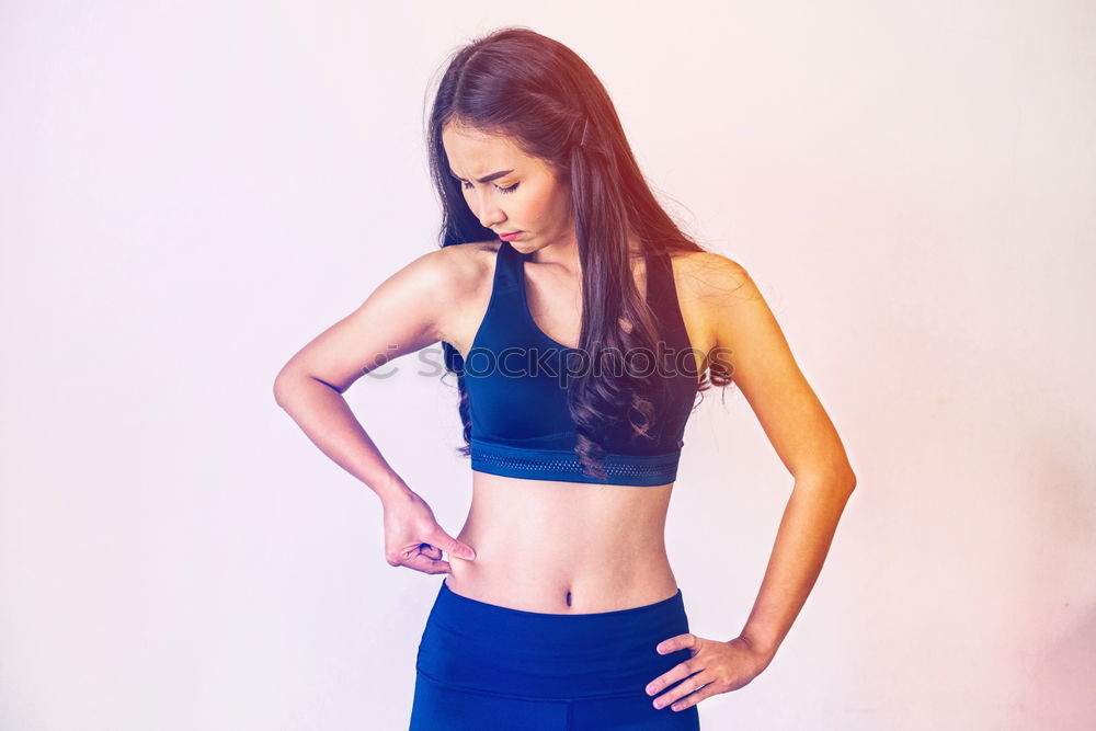 Similar – Image, Stock Photo Sporty woman Posing near Urban Wall Grafitti