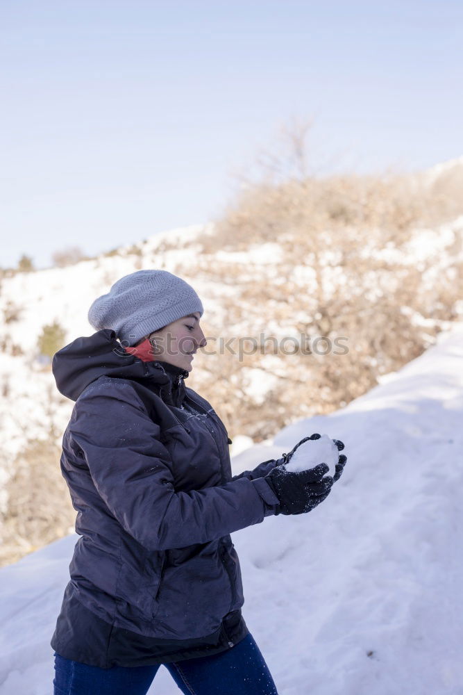 Similar – Foto Bild -10°C Winter Frau Frost