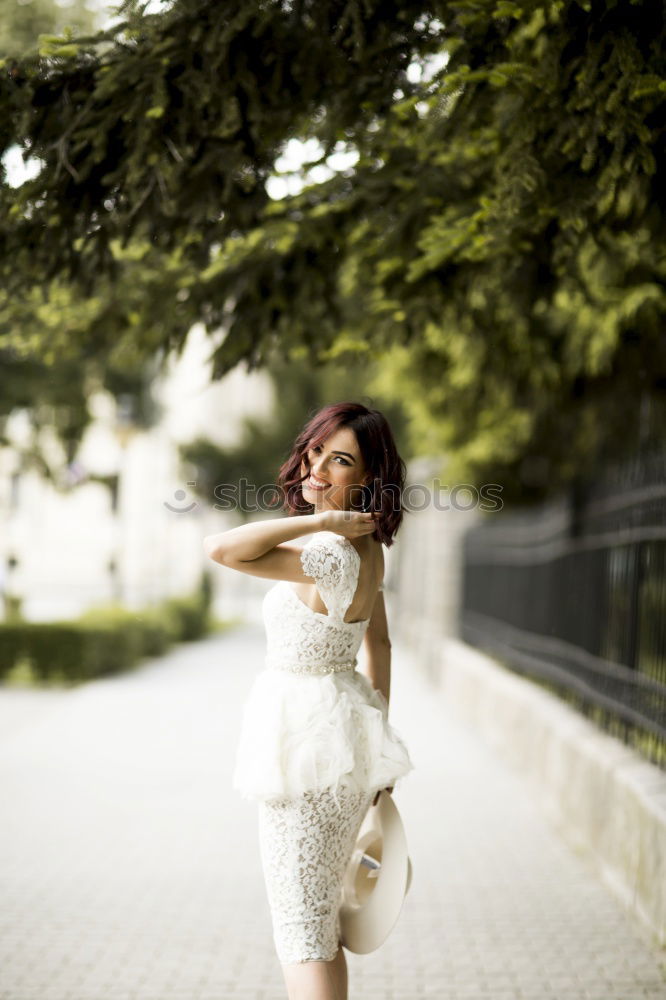 Similar – Image, Stock Photo Red umbrella woman