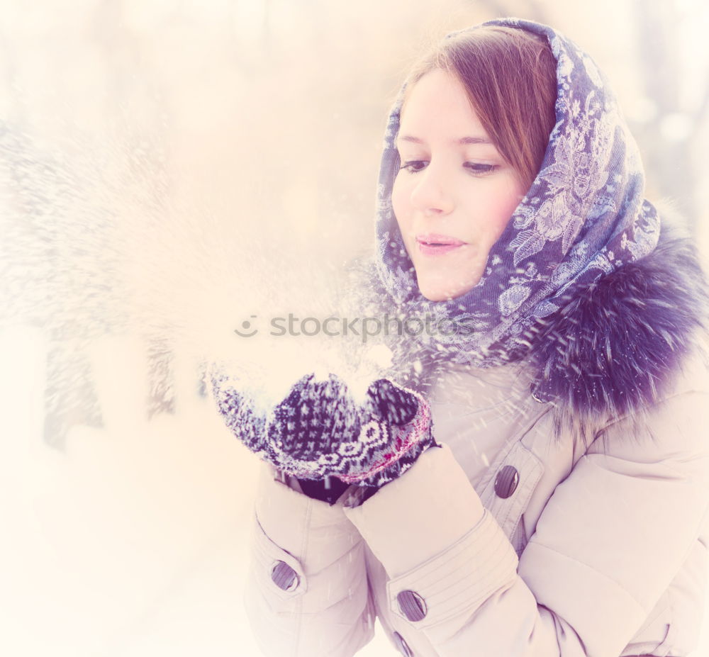 Similar – winter wonderland Girl