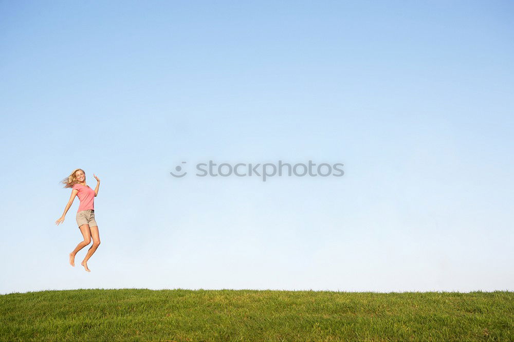 athletic woman resting