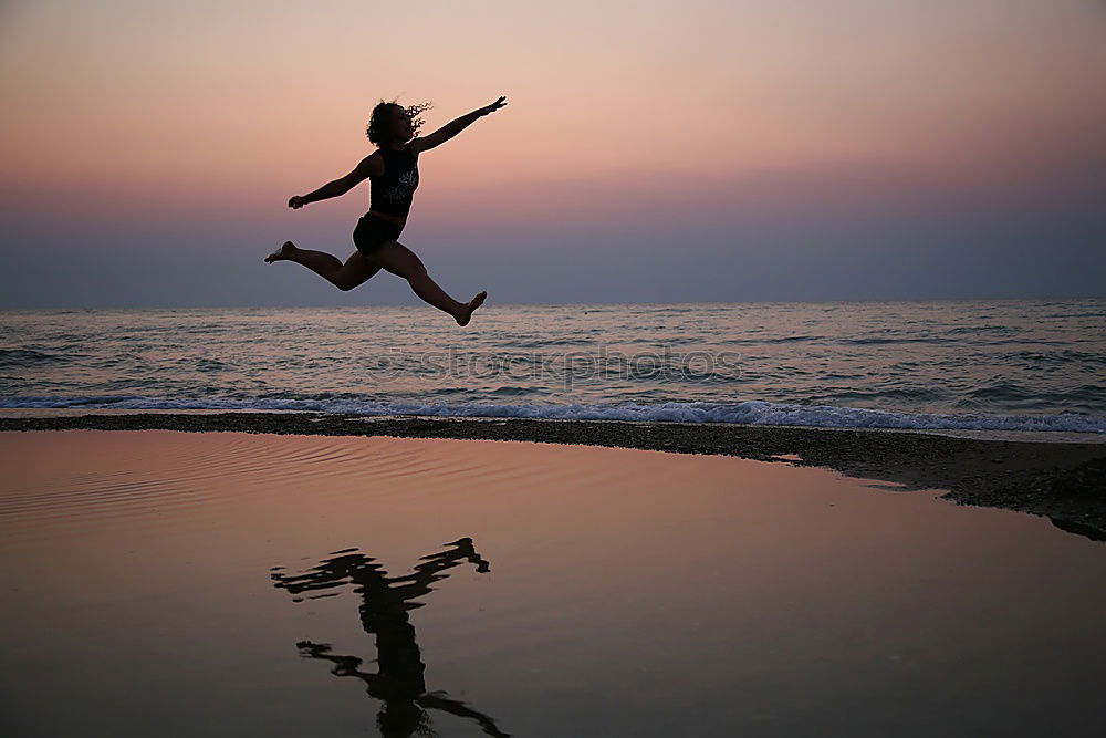 Similar – Foto Bild PINI-JUMP! Meer Italien