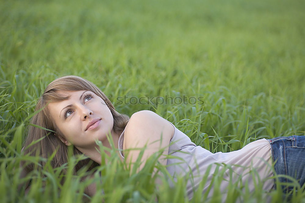 Similar – Image, Stock Photo Casual Grass Child Green