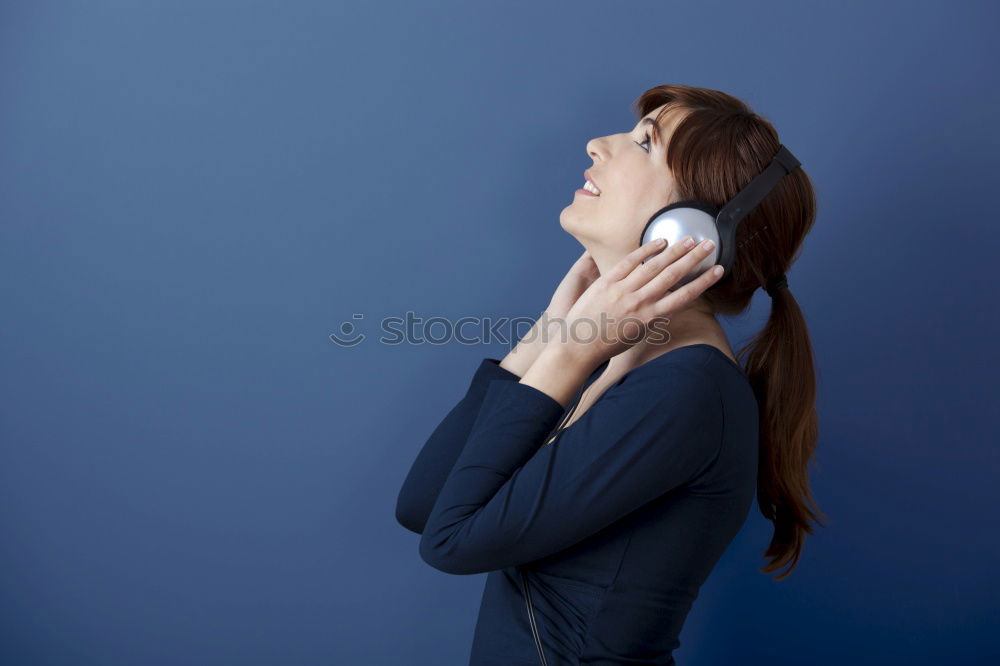 Similar – Image, Stock Photo Portrait of attractive redhead woman
