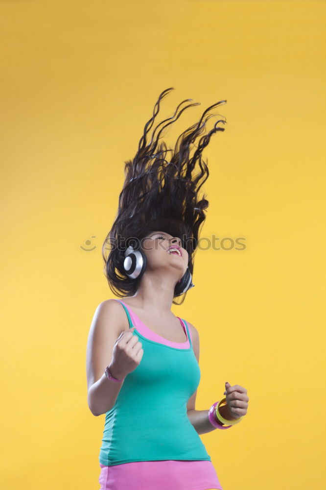 Similar – Sensual woman posing in studio