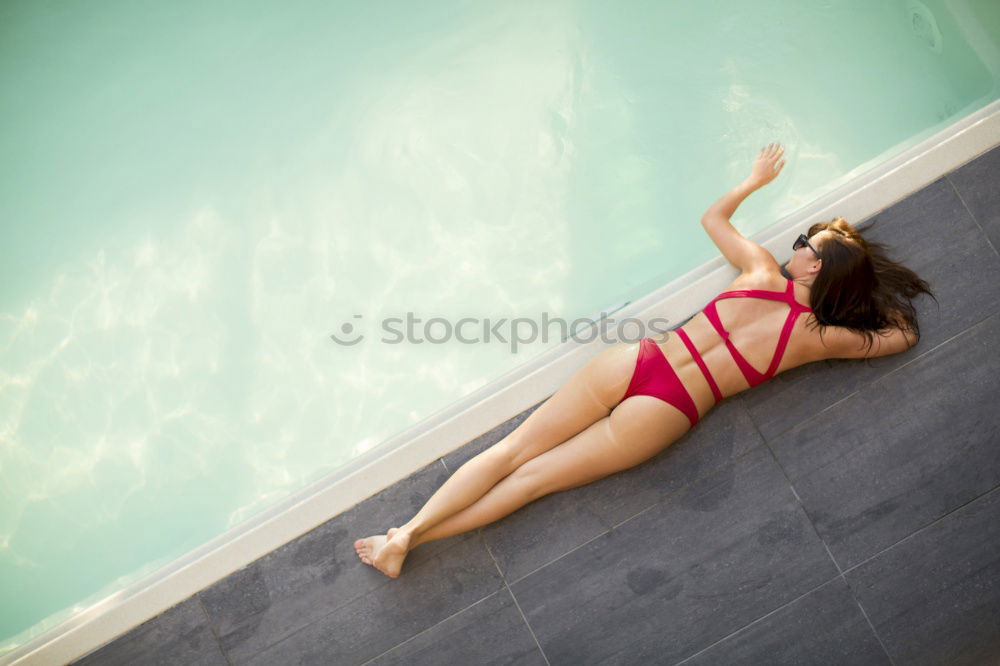 Similar – Foto Bild Junge sexy Dame am Hallenbad