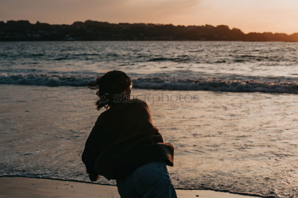 Similar – Girl at English Bay Beach in Vancouver, BC, Canada