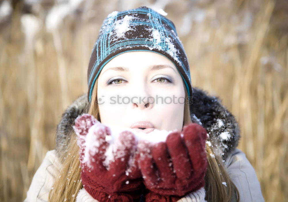 Similar – winter wonderland Girl