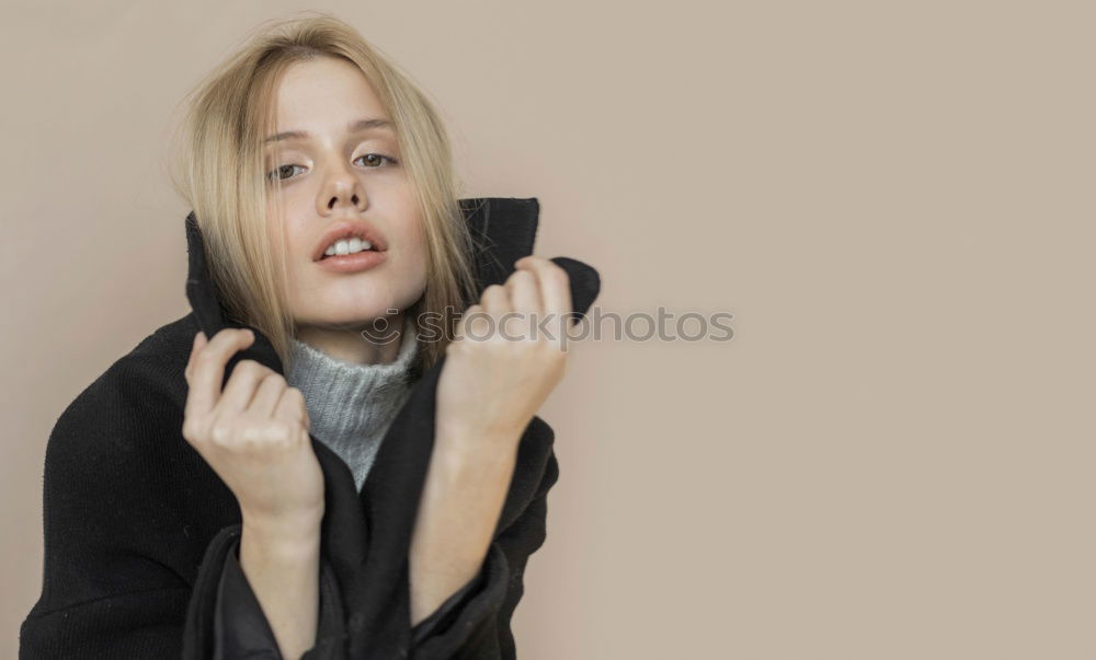 Similar – Image, Stock Photo portrait fashion woman winter