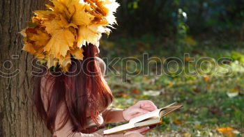 Similar – Foto Bild Schlafende Waldfee Herbst