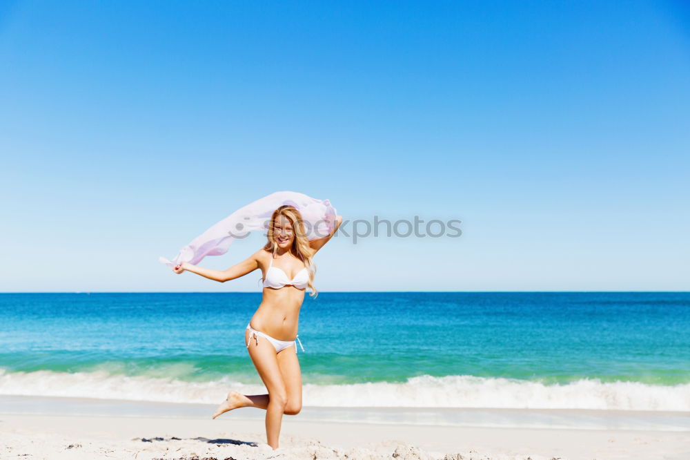 Similar – Image, Stock Photo Black woman relaxed in holidays