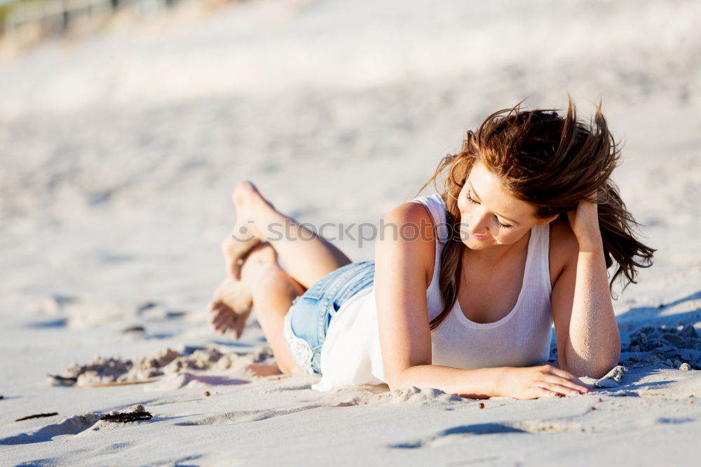 Similar – mädchen am strand Kind