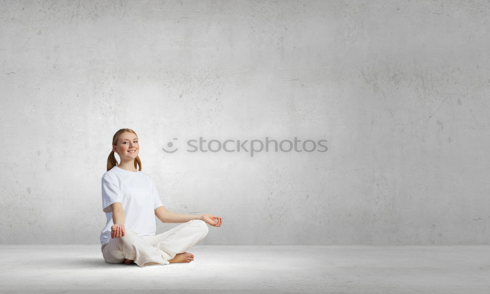 Similar – Image, Stock Photo yoga Lifestyle Sports