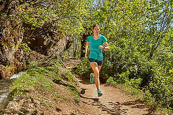 Similar – Image, Stock Photo Senior Man Running in the Forest