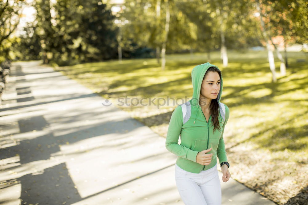 Similar – Image, Stock Photo Runner woman Sports