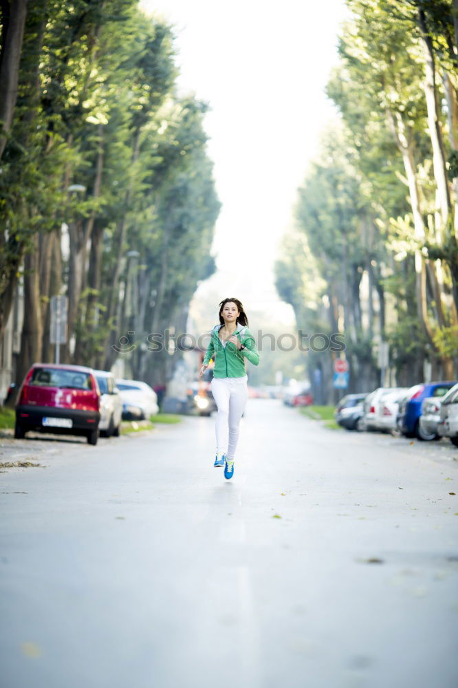 Similar – Foto Bild Lauf Mädchen! Taube Platz