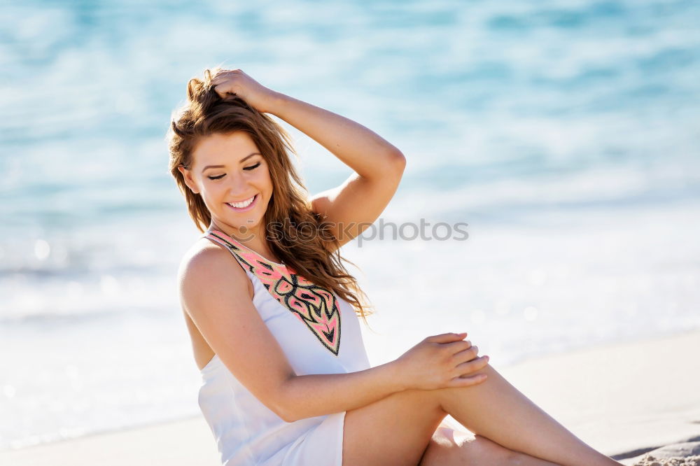 Similar – Girl at English Bay Beach in Vancouver, BC, Canada