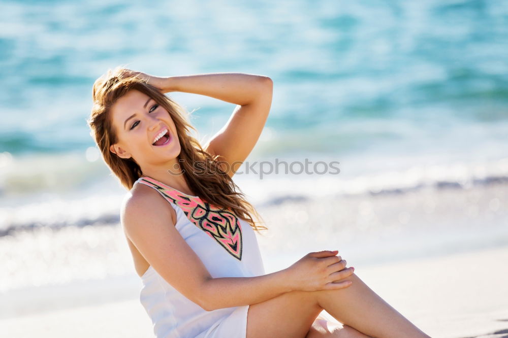 Similar – Girl at English Bay Beach in Vancouver, BC, Canada