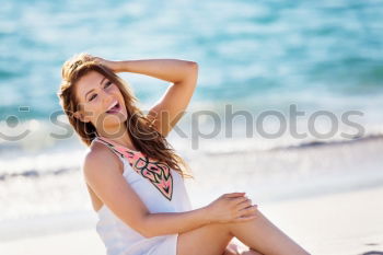 Similar – Girl at English Bay Beach in Vancouver, BC, Canada