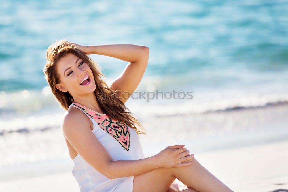 Similar – Girl at English Bay Beach in Vancouver, BC, Canada