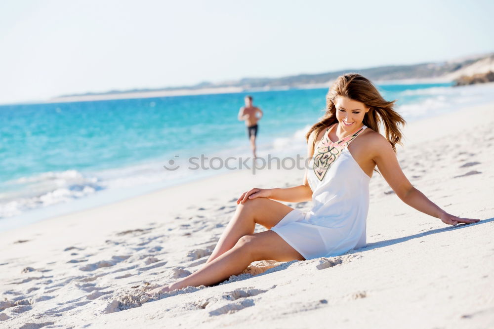 Similar – Image, Stock Photo Girl at Bavaro Beaches in Punta Cana, Dominican Republic